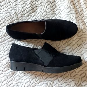 Clarks Daelyn Monarch Black Slip On Shoes Size 11